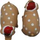 2 Pack Christmas Pig Dog Toys for Interactive Dogs Latex Squeaky Santa Toy Pet Gift for Medium Large Dogs