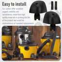 Caster Wheels & Foot Replacement Kit Fits Most of Shop Vac Vacuum and A & B Cleaner, Replace 8568000 8568010 8568011 8568009 - Heavy Duty Casters