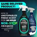 Downy Wrinkle Releaser Spray, All In One Wrinkle Release Spray, Odor Eliminator, Static Remover, Fabric Refresher & Ironing Aid for Clothes, 33.8 Fl Oz (Pack of 2), Unstopables Fresh Scent