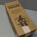 Mole Traps That Kill Best, 2 Pack Scissor Mole Trap, Sleek Black Stainless Steel Finish