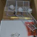 Hongtamoya Makeup Cart Organizer with 4 Drawers, Large Floor Skincare Organizers, Vanity Storage Organizer Cosmetics Display Cases for Skin Care Perfume Nail Polish, White