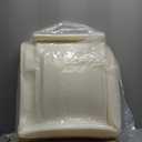 GXARTS Driver Side Bottom Lower Replacement Leather Seat Cover 692 or 69i Dark Gray and Bottom Foam Cushion Pad Compatible with Chevy Silverado GMC Sierra 2003 2004 2005 2006