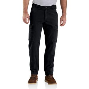 Carhartt Men's 103574 Rugged Flex Rigby Cargo Pant (34W x 32L, Black)