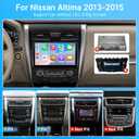 Leadfan Carplay Radio for Nissan Altima 2013 2014 2015 Car Stereo Android 12 10.1 inch Touch Screen for Altima Wireless CarPlay Android Auto GPS Navigation Head Unit Bluetooth WiFi SWC+Backup Camera