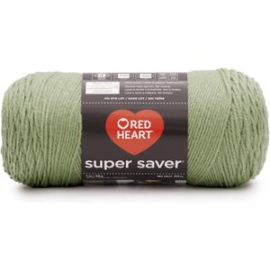 RED HEART Super Saver Yarn, Frosty Green