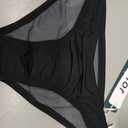 JOLYN Midl Athletic Bikini Swimsuit Bottom, Medium-Full Coverage - Women's Sport Bathing Suit Bottom, Bikini Bottom for Competitive Swimming, Water Polo, Lifeguarding, Paddling, Black, Medium (Black, M)