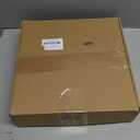 Christmas Placemats Set of 6 Round Greenery Place Mats Xmas Circular Artificial Wreath Dining Table Decor Winter Fake Plants Branches Mats for Kitchen Accessories (Powder Snow)