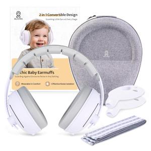 2-in-1 Convertible Design Baby Earmuffs Noise Protection-noise cancelling headphones for Infant & Toddlers up to 5 Years, Noise Reduction Earmuffs for Newborn, Improves Sleep