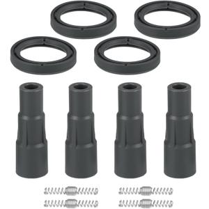 uxcell 4 Set Engine Ignition Coil Boot Kit No.19205156/9091902252/9091902258 Fit for Toyota Corolla 2009-2019 for Toyota Matrix 2009-2013