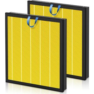 Vital 100S Pet Care Replacement Filter for LEVOIT Vital 100S and Vital 100S-P Air Purifier, High-Efficiency Activated Carbon Filter, Vital 100S-RF-PA, LRF-V102-YUS, 1 Pack, Yellow