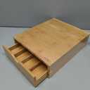 HTB Coffee Pods Storage Drawer for Organizing Nespresso Capsules, Can Be Used In Coffee Station, Kitchen, Home, Office, Holds 40 CoffeePods (1.Bamboo-Nespresso/32~48 Pods)