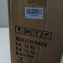 Stainless Steel Litter Box with Lid, 180 Flip-Top XL Extra Large Enclosed Litter Box for Big Cats, Front Entry Top Exit Kitty LitterBox, Metal Cat Box with Scoop & Step Board, Odor-Free, Anti-Leak