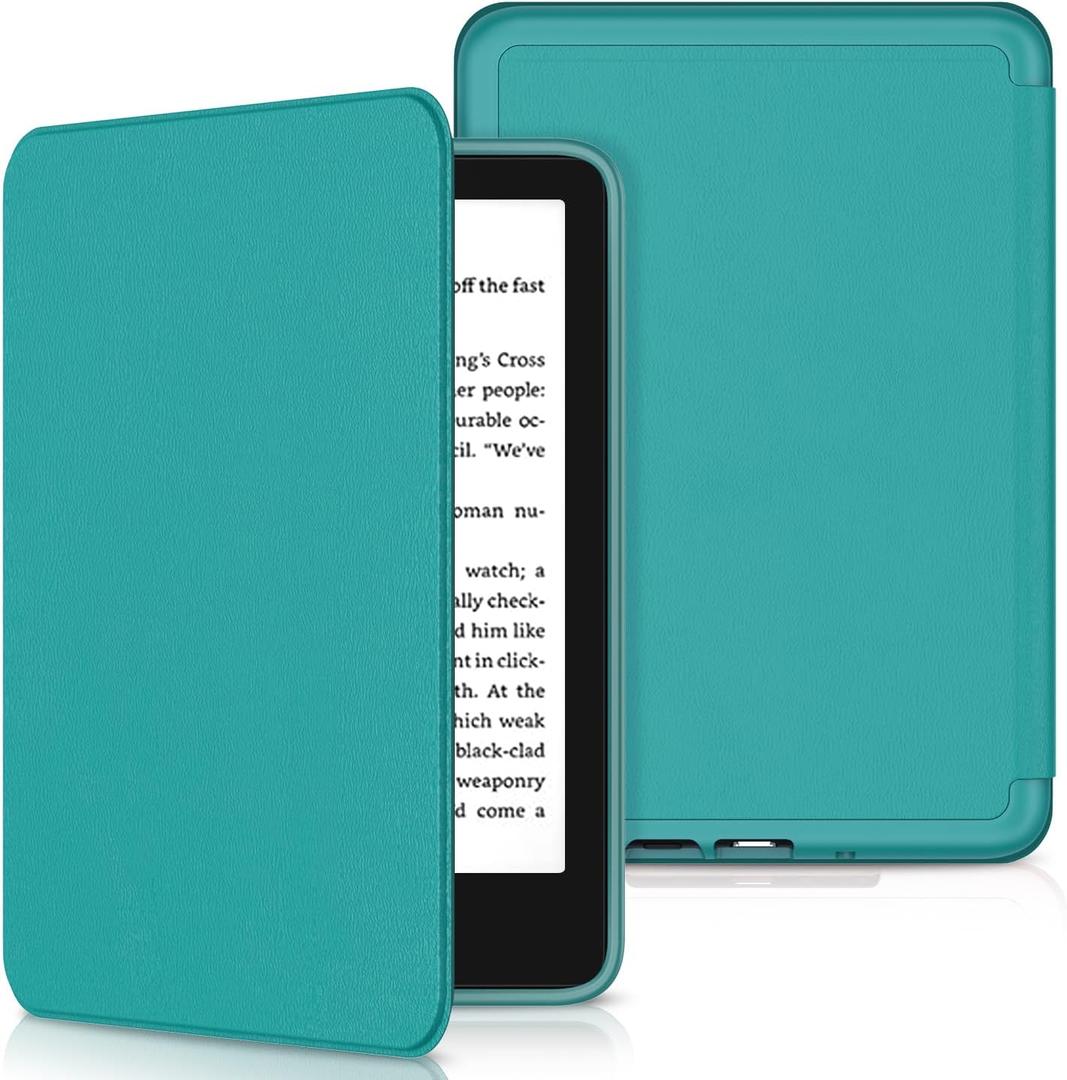 Protective Case with Magnetic TPU Back and Auto Wake/Sleep Function, Not for TCL Remarkable Kobo -Emerald