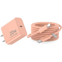 iPhone 17 16 Pro Charger Fast Charging, 20W USB C Fast Charger Block with 10FT Long USB C to C Charging Cable for iPhone 17/17 Pro/17 Pro Max/Air/16/16 Plus/16 Pro/16 Pro Max/15/15 Pro Max, Pink
