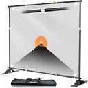 EMART 10x10 ft Heavy Duty Banner Backdrop Stand Kit, Adjustable Frame for Step and Repeat Backdrops, Ideal for Photography, Trade Shows, and Photo Booths