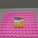 Strictly Briks Toddler Building Baseplate - Compatible with Lego & Major Brands - 12.5 x 15 in, Pink - Stackable Design & Large Pegs for Toddler Block Construction