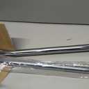 Ivilon Tension Curtain Rod - Spring Tension Rod for Windows or Shower, 36 to 54 Inch. Chrome