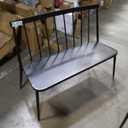 Metal Black Bench