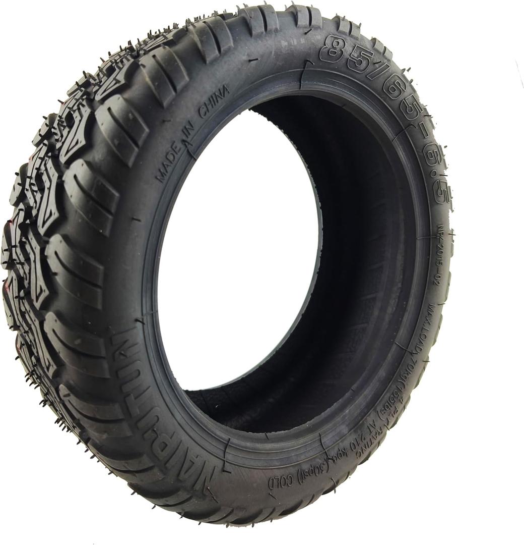 10" 85/65-6.5 Rubber Explosion-proof Tubeless Tire Replacement for Ninebot Segway Self-Balancing Scooter, Xiaomi Mini Pro, GOTRAX GX2 Hoverboard Electric Scooter Tyre Wheel Parts (1)