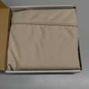 Classic Accessories Montlake Water-Resistant 23 x 23 x 5 Inch Outdoor Back Cushion Slip Cover, Patio Furniture Cushion Cover, Antique Beige, Patio Furniture Cushion Covers