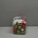 42pcs Christmas Balls Ornaments Set - Red and Green Christmas Ornaments Assorted Shatterproof Glittering Hanging Xmas Tree Decorations for Home Indoor Holiday Party Decor