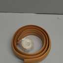 Floor Cord Cover Self Adhesive Cord Hider Floor Extension Cord Covers for Floor Power Cord Protector Cable Management Prevent Cable Trips Cable Cavity 0.47" W x 0.27" H (Light Brown Wood, 3.3Ft)