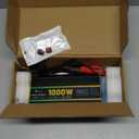 1000W Power Inverter 12V to 110V for Vehicles/Truck/Car/Laptop, 1000 Watt Car Power Inverter with Cigarette Lighter/LED Display/100A Battery Cables/2 AC Outlets/2 USB Port, Surge 2000W Car Inverter