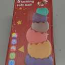 Stacking Balls Soft Toys for Babies 6 12 18 Months 1 Year Old Girls Boys - Toddlers Sensory Educational Montessori Baby Blocks - Infant Newborn Teething Learning Stacker Cups-Easter Basket