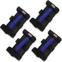 4 X Roll Bar Grab Handles Grip Handle Compatible with Jeep Wrangler JLU JK JKU TJ YJ LJ JT JL & Gladiator JT 1955-2022 UTV & ATV(Blue)