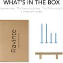 Ravinte 35 Pack 5 Inch Cabinet Pulls Champagne Bronze Stainless Steel Kitchen Drawer Pulls Cabinet Handles 5 InchLength, 3 Inch Hole Center