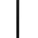 Frienda Adjustable Wreath Stand for Cemetery, Black Cross Design with Hook for Hanging Wreath & Hole for Floral Arrangement, Outdoor Memorial Decoration, Height Adjustable from 23.6" to 35.4"
