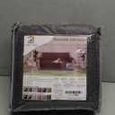 U-NICE HOME Large Sofa Cover Reversible Couch Cover for Dogs with Elastic Straps Water Resistant Furniture Protector for Pets Couch Cover for 4 Cushion Couch (Oversized Sofa, Dark Grey/Light Grey)