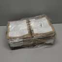 Cunno 24 Pcs Burlap Tote Bag Mini Jute Reusable Waterproof Bag with Handles Small Blank Canvas for Wedding Beach DIY Gift (Elegant, 9.06 x 6.3 x 5.12)