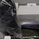 QPAU Snow Tube with Premium Canvas Cover 2 Pack for Kids and Adults, 48'' Inflatable Heavy Duty Snow Tube Made by Thickened Bottom, Sled Winter Outdoor Fun Toys for Children Boys Girls (Blue & Blue)