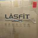 LASFIT Floor Mats & Backrest Mats & Cargo Mats for Mazda CX-90/CX-90 PHEV 2026 2025 2024 7 Seats (Only Fit 3rd Row 60/40 Split-Bench Seats) All Weather TPE Custom Fit Car Liners for CX-90/CX-90 PHEV