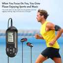 Personal Portable FM Radio with Digital Tuning LCD Display, SWDSTP Mini Pocket Radio with Headphones and Belt Clip for Walking Jogging, Upgrade Volume Control