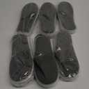 Elcoho 6 Pairs Closed Toe Spa Slippers Reusable Slippers Coral Fleece Washable Disposable Home Slippers for Women Men Guests Hotels House Slippers Housewarming Indoors Bathroom Party Traveling, Grey