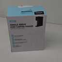 Mini Hot and Iced Coffee Maker Single Serve, for K Cup and Ground, 6 to 14 Oz Brew Sizes, with Recipe Book, for Home, Travel, RV, Office and Dorm, Classic Black (2.0 Version)