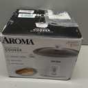 AROMA Rice Cooker, 8-Cup (Uncooked) / 16-Cup (Cooked), Pot-Style Rice Cooker and Soup Warmer with One-Touch Control, 4 Qt, White, ARC-368NG