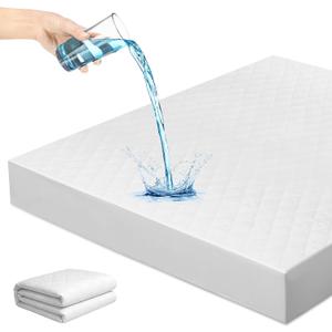 Waterproof Mattress Protector, Bedding Quilted Fitted Mattress Pad, Elastic Mattress Topper Cover, Machine Washable Fits Mattresses up to 11 .81 Inches, 72x38 inches