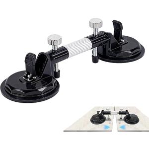 Laminate Floor Gap Repair Tool, Pro Countertop Alignment Clamps, Adjustable Granite Seam Setter with Vacuum Suction Cups, for Granite, Marble, Stone, Slab and Glass