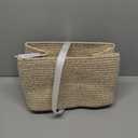 OIAHOMY Storage Basket for Shelves, Closet Cube Storage Bins Baskets for Clothes Blanket Towels, Baby Nursery, Toy Box, Woven Rope Basket, 15.75*11.81*7.09 IN, 1 Pack Brown