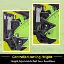 Push Lawn Mower, 16-Inch 5-Blade Walk-Behind Manual Push Reel Lawn Mower - Cordless, Adjustable Height for Effortless Yard & Garden Grass Cutting