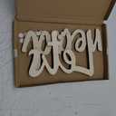 Ajqiomh Let's Read Signs Wooden Reading Nook Decor - Kids Reading Corner Decor & Family Playroom Wall Art - Nursery Wall Decor - Classroom Library Gift