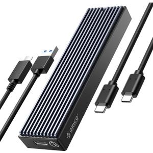 ORICO M.2 NVMe SSD Enclosure, USB 3.1 Gen 2 (10 Gbps) to NVMe PCI-E M.2 SSD Case Support UASP for NVMe SSD Size 2230/2242/2260/2280(up to 2TB)