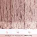14 Pack Dusty Pink Cheesecloth Table Runner 17x108 Inch Semi Sheer Boho Gauze Cheese Cloth Fabric Table Runners, for Wedding Party Baby Shower Birthday Home Decor Garden Farmhouse