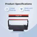 myCartridge Compatible Ribbon Cartridge Replacement ERC30 ERC-30 ERC 30 34 38 B/R for use in ERC38 NK506 (Black Red, 48 Pack)