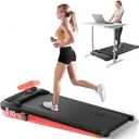 Walking Pad Treadmill with Incline, Under Desk Treadmills for Home Office, 10% Manual Incline Portable Treadmill with Remote Control/APP and Standing Anti-Slip, 265lb Capacity, 2.5HP Low-Noise (Black)
