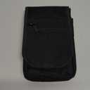 Dual Phone Holster, Large Smartphone Pouch, Belt Clip Tool Pouch, Multi-Purpose Tactical Cellphone Holder for Working, Hiking, Camping, Barbecue, Rescue (XL) (Black)