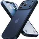 Eastinbox for iPhone 17 Pro Max Case [16FT Military Grade Shockproof], Anti-Slip Anti-Scratch, Slim Translucent Frosted Matte Phone Cover, Case for i Phone17 Pro Max 6.9", Blue